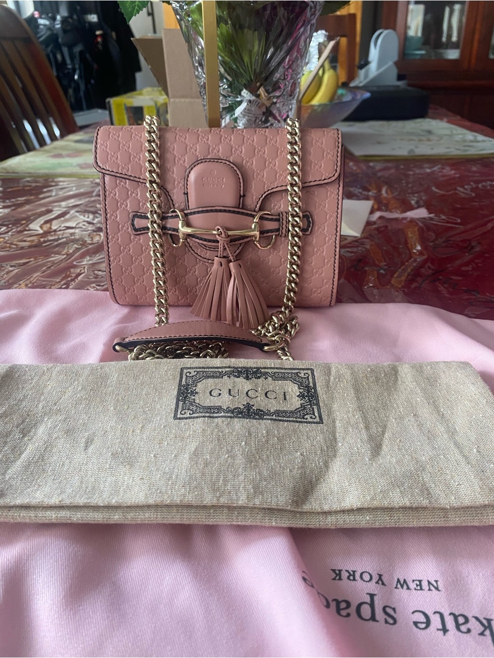 Gucci Microgossima leather Emily Mini Crossbody bag
